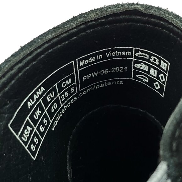 Vionic Alana Suede Comfort Ankle Boot with Arch Support 8.5 Black - Picture 4 of 12